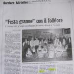 Corriere Adriatico 23-02-2010