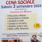 Cena sociale montecosaro scalo